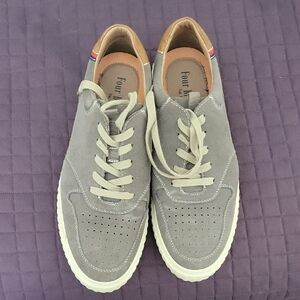Gray Suede Men's Sneakers